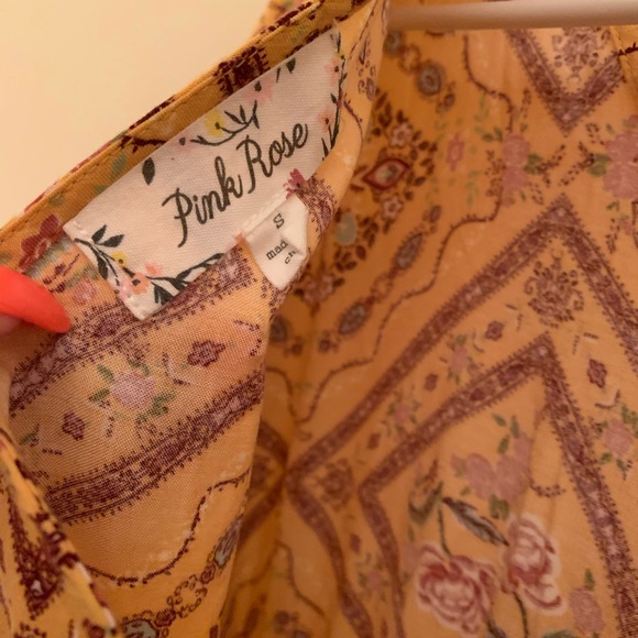 Pattern yellow dress - Picture 3 of 3